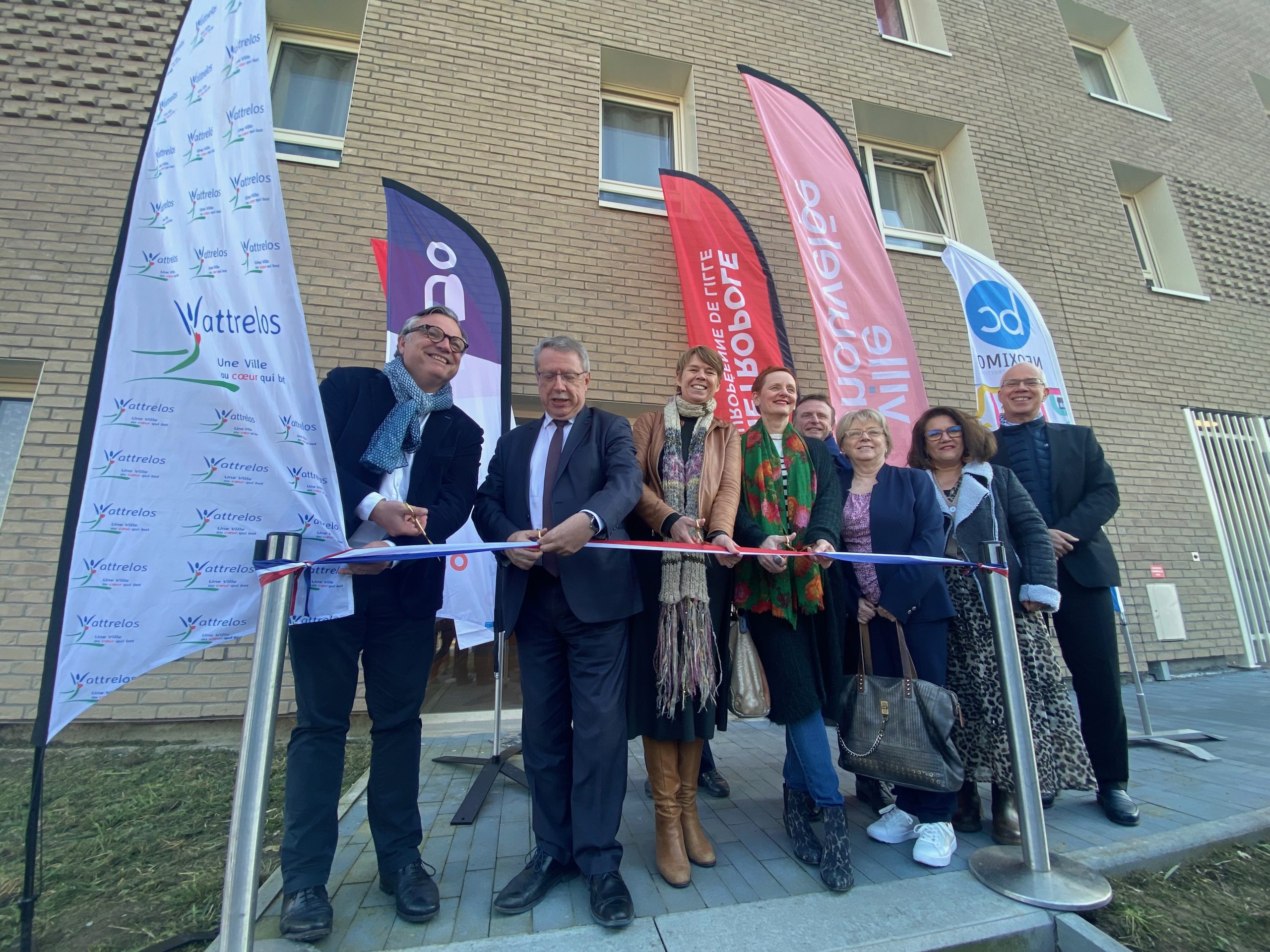 Inauguration résidence Jardin du lion à Wattrelos dans le quartier de l’hippodrome