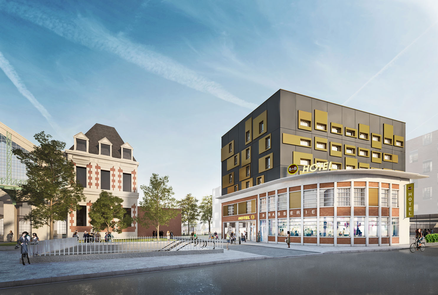 ville Ville renouvelee construction hotel b&b campus gare roubaix