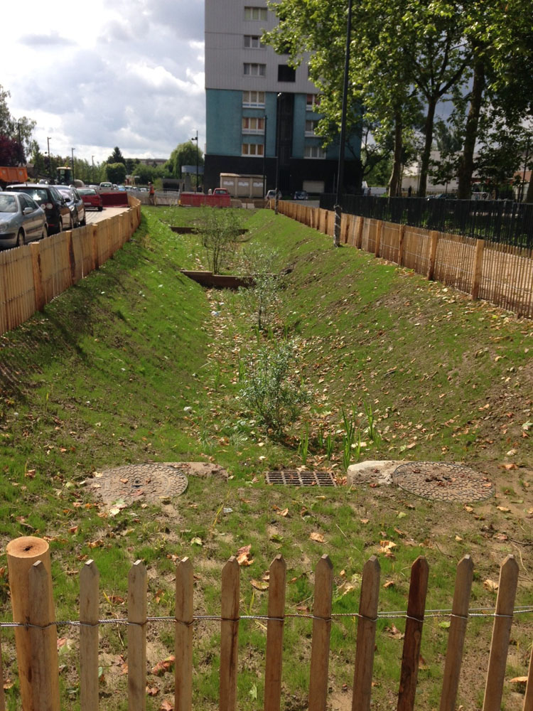 Ville Renouvelee quartier trois ponts Roubaix aménagement des espaces publics