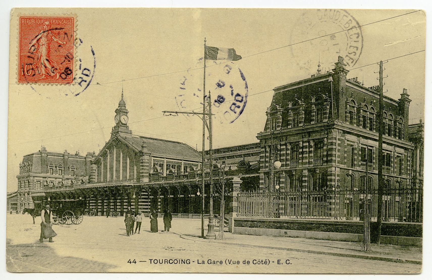image historique gare tourcoing