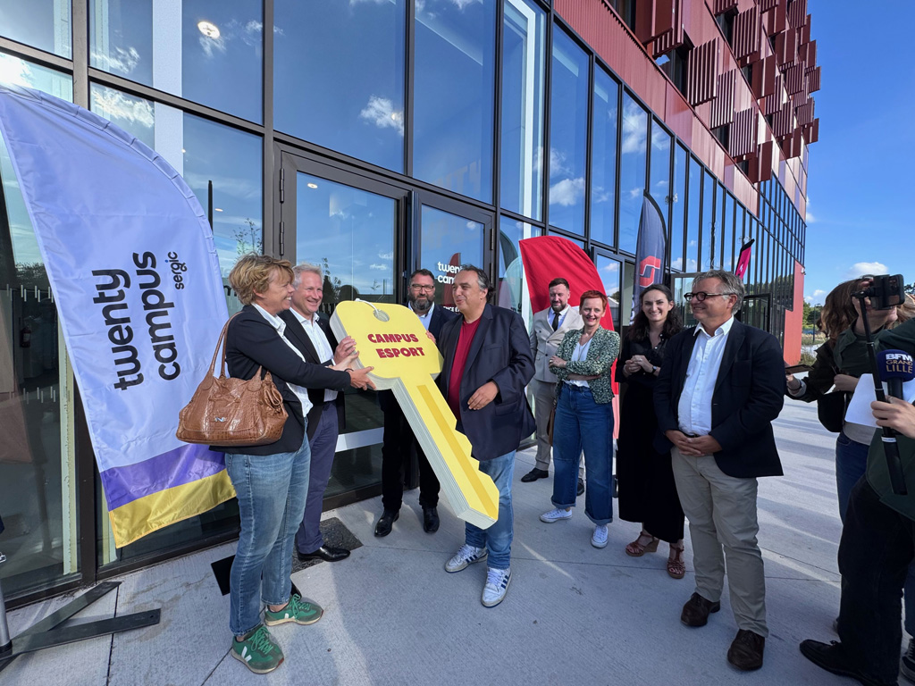 Remise des clés du campus esport du quartier de l’Union