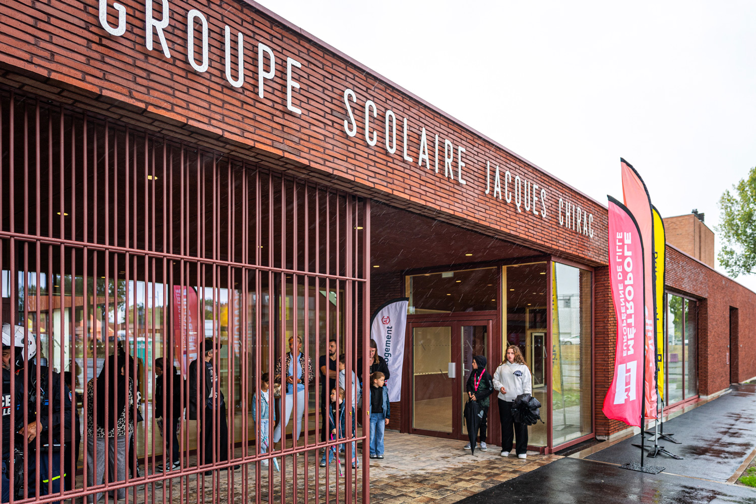 Inauguration du groupe scolaire Jacques Chirac à Tourcoing