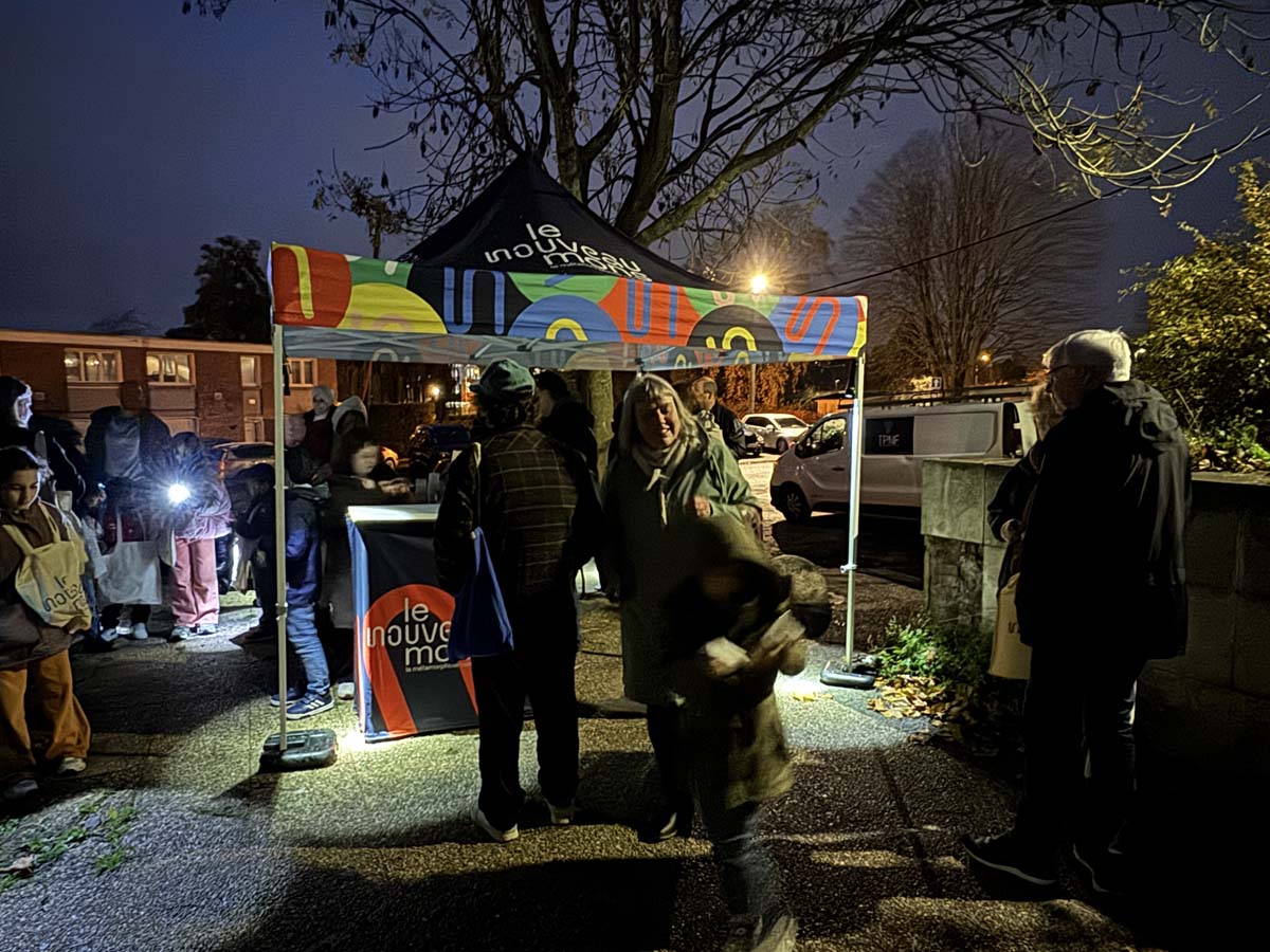 Nouveau Mons : exploration nocturne des nichoirs  au Mail Samain