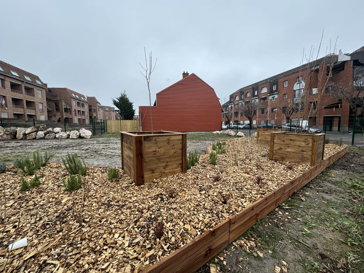 NPNRU : un nouveau jardin rue de l&rsquo;Alma à Roubaix