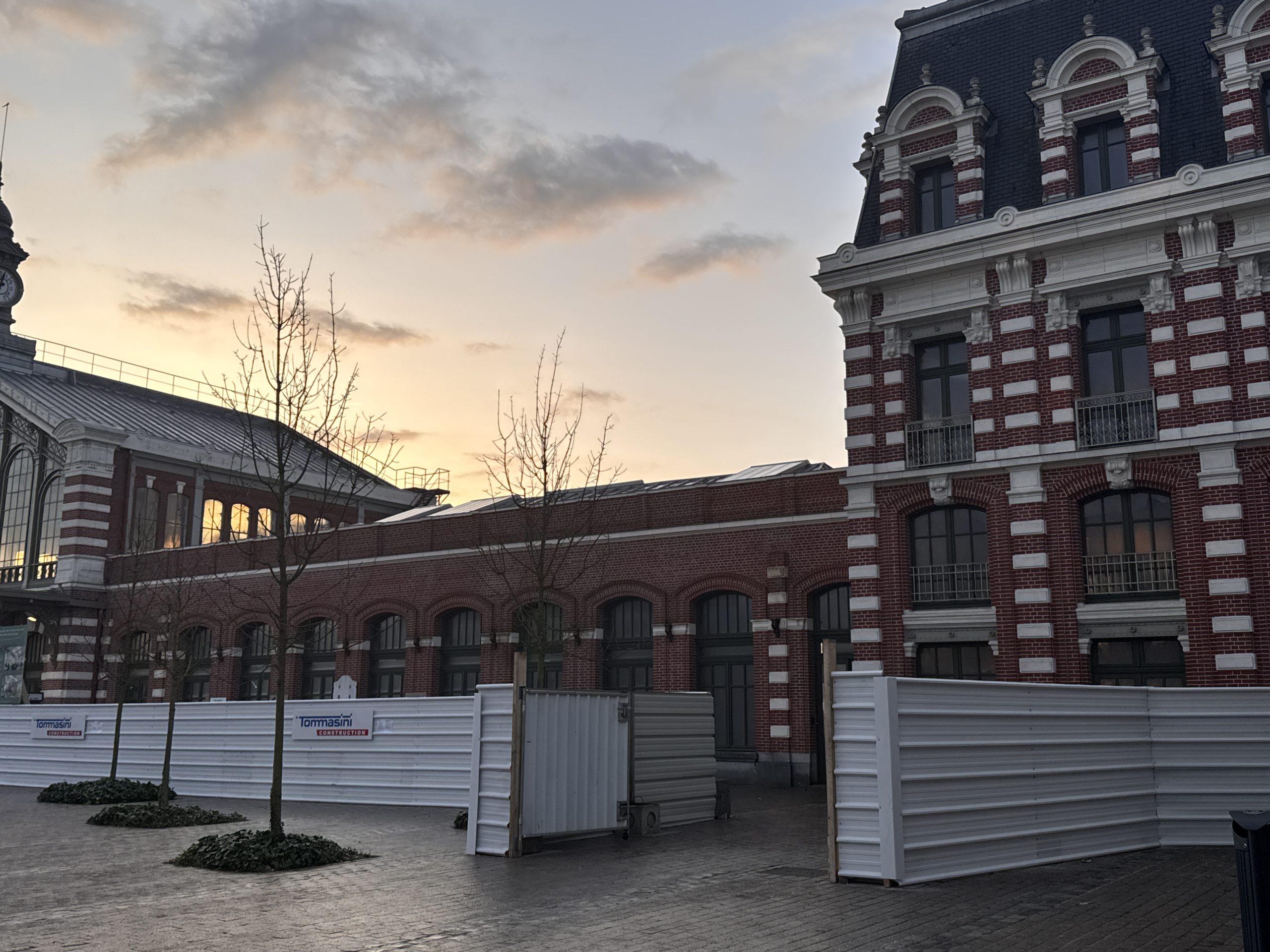 La Gare de Tourcoing : démarrage des travaux de restauration des ailes du bâtiment