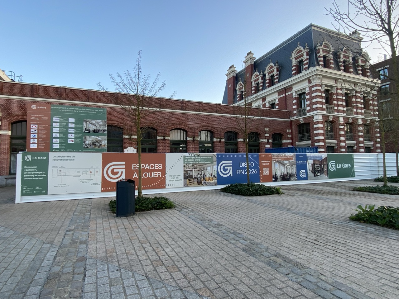 La Gare de Tourcoing : démarrage des travaux de restauration des ailes du bâtiment